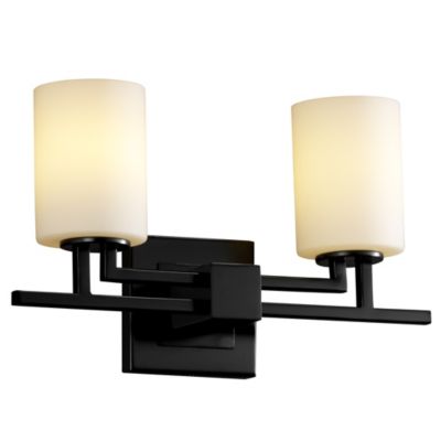 Fusion Aero 2-Light Bath Bar by Justice Design Group - Starlight Lighting USA and Canada